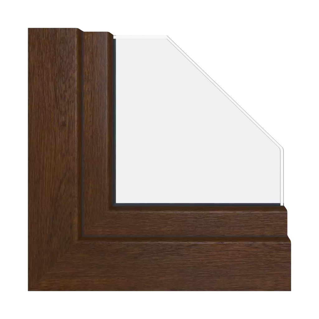 Colonial oak windows window-profiles schuco living-md