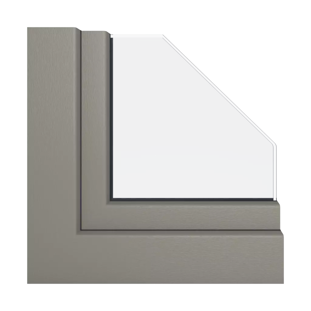 Stone gray windows window-profiles schuco living-md