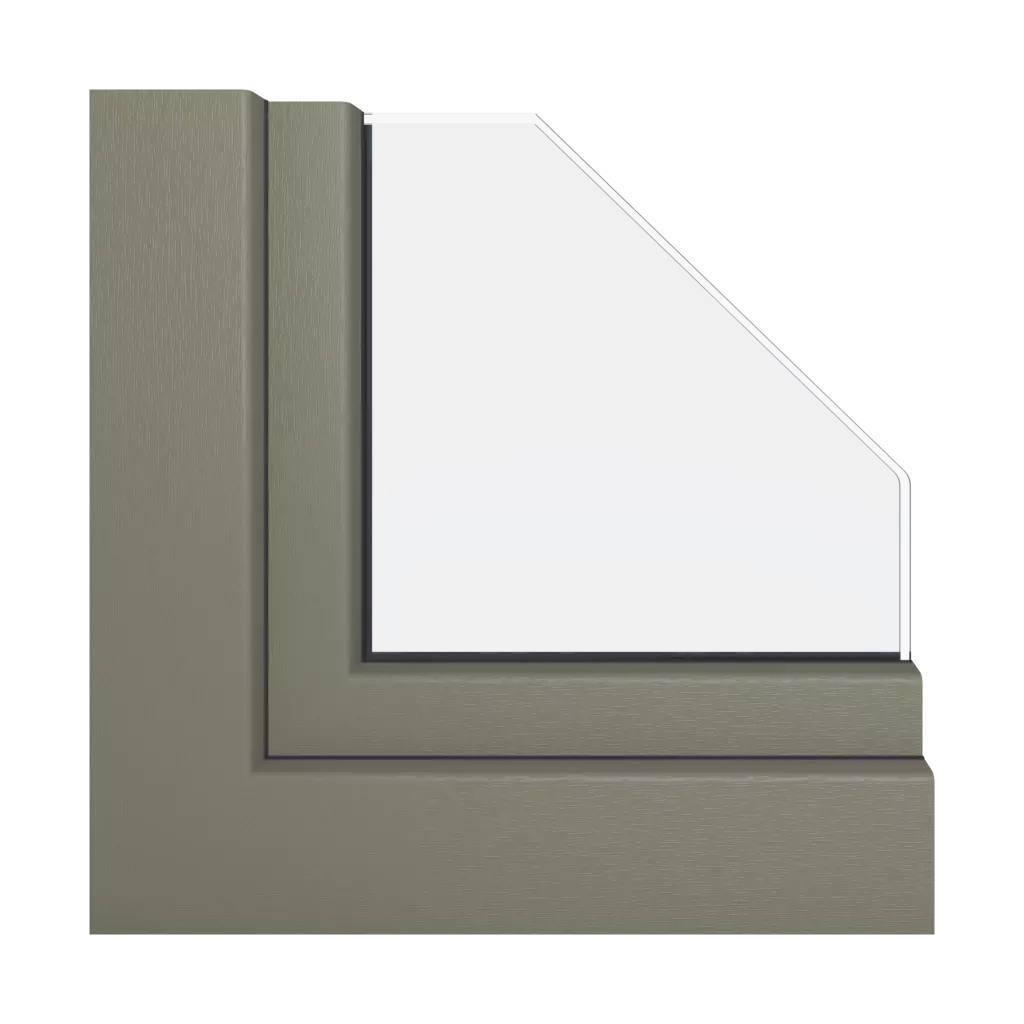 Cement gray windows window-profiles schuco living-md