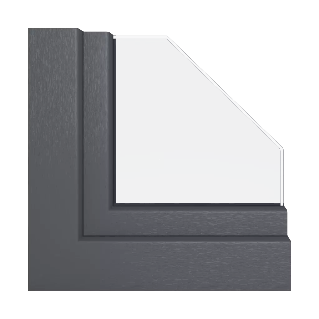 Gray slate windows window-profiles schuco living-md