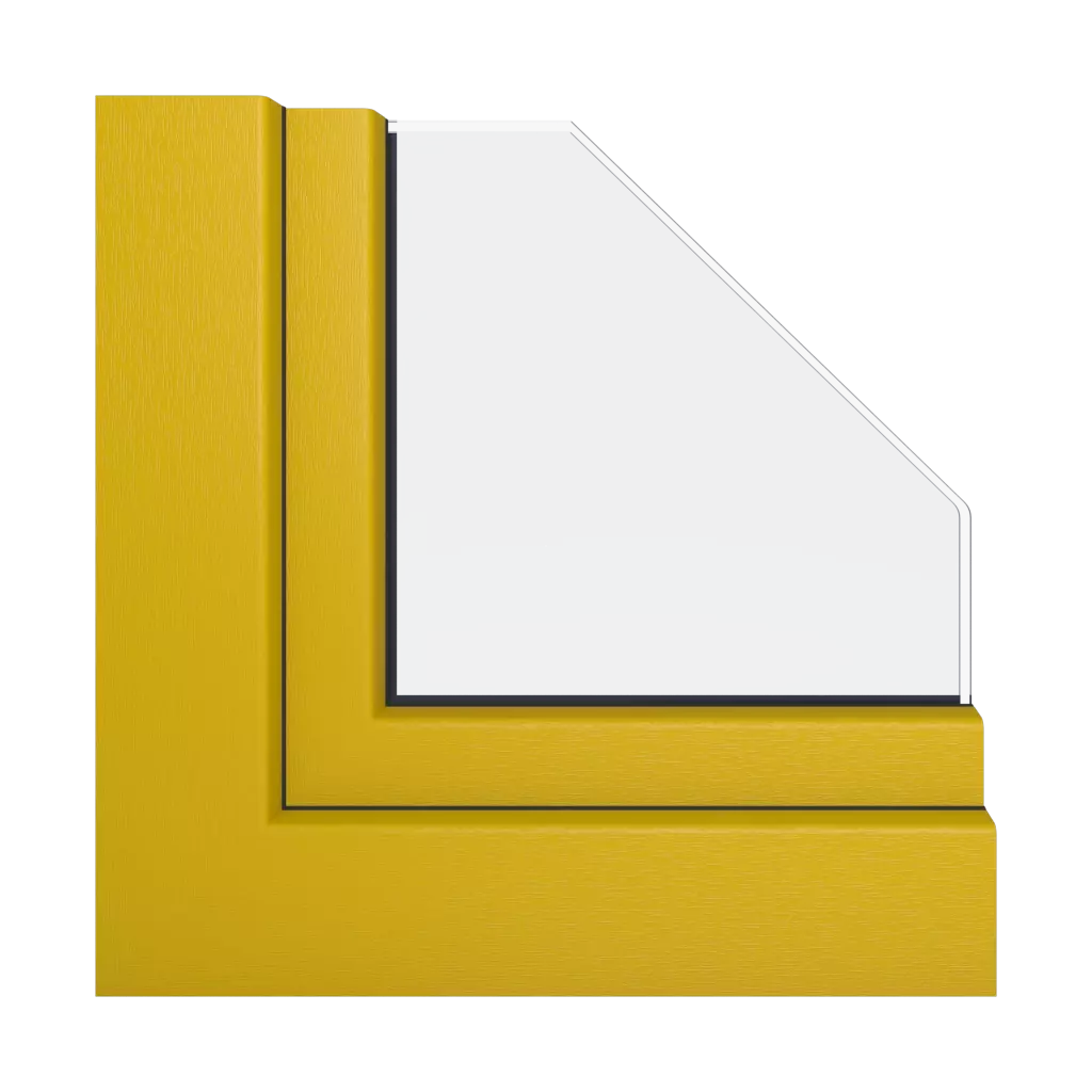 Yellow windows window-profiles schuco living-md