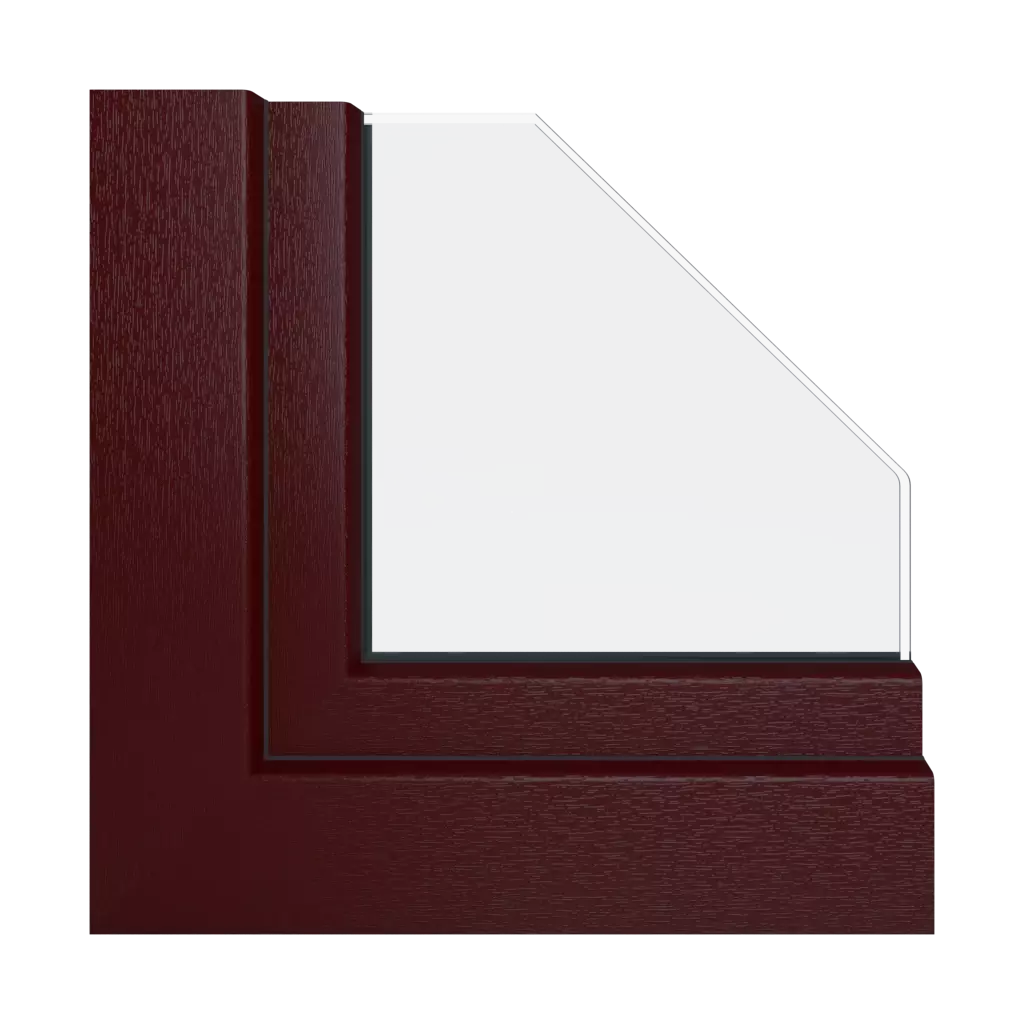 Medium maroon windows window-profiles schuco living-md
