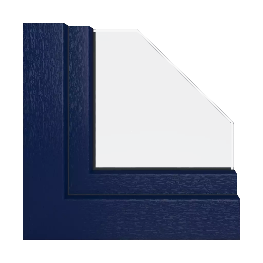 Cobalt blue windows window-profiles schuco living-md