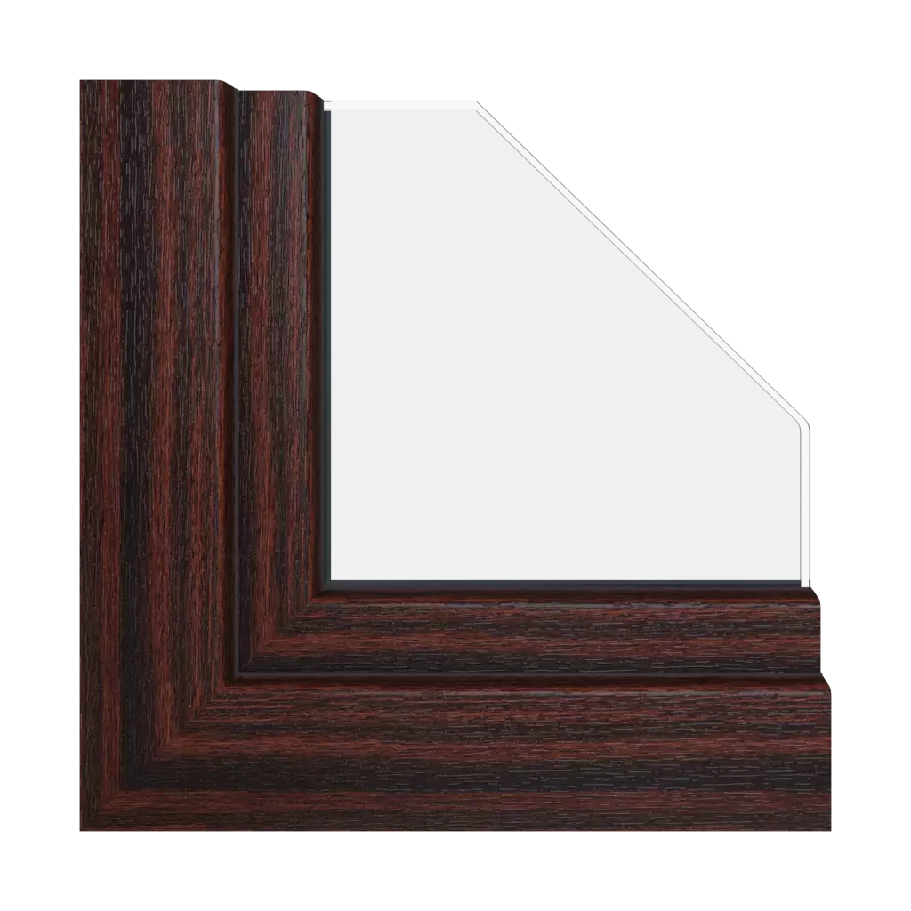 Mahogany windows window-color schuco-colors mahogany-4