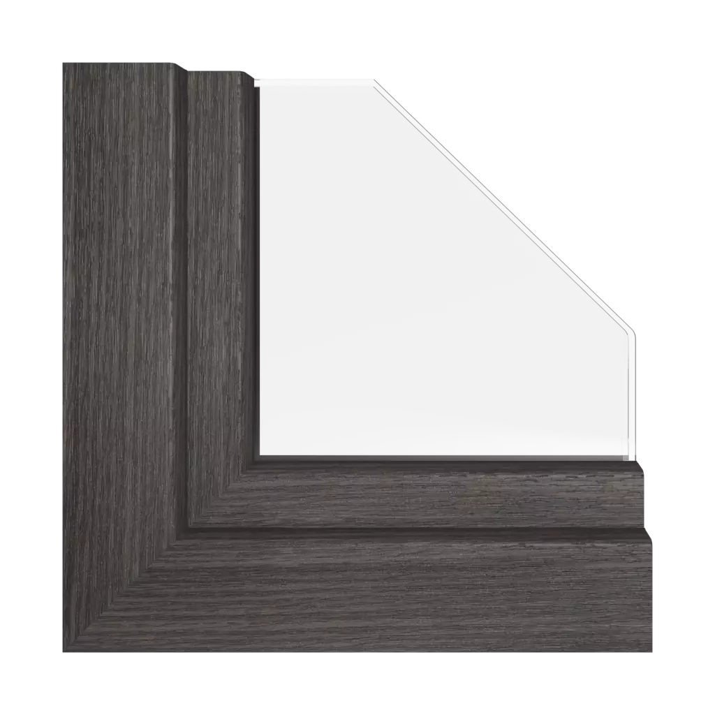 Dark Oak II windows window-profiles kommerling system-76-md