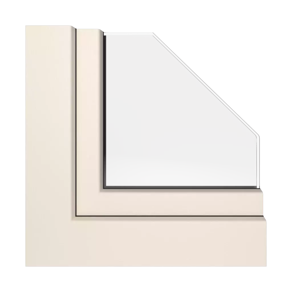 Creamy windows window-profiles kommerling system-88-md