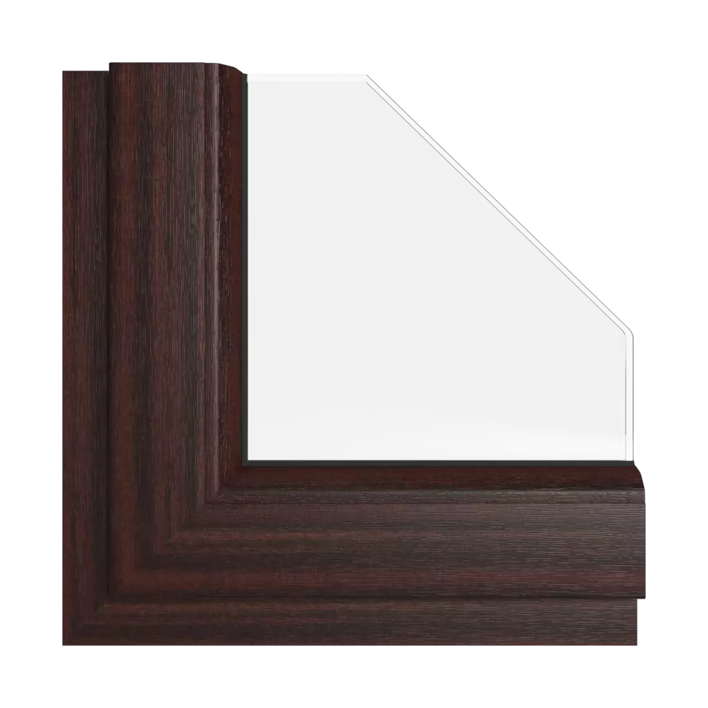 Mahogany windows window-color kommerling-colors mahogany interior