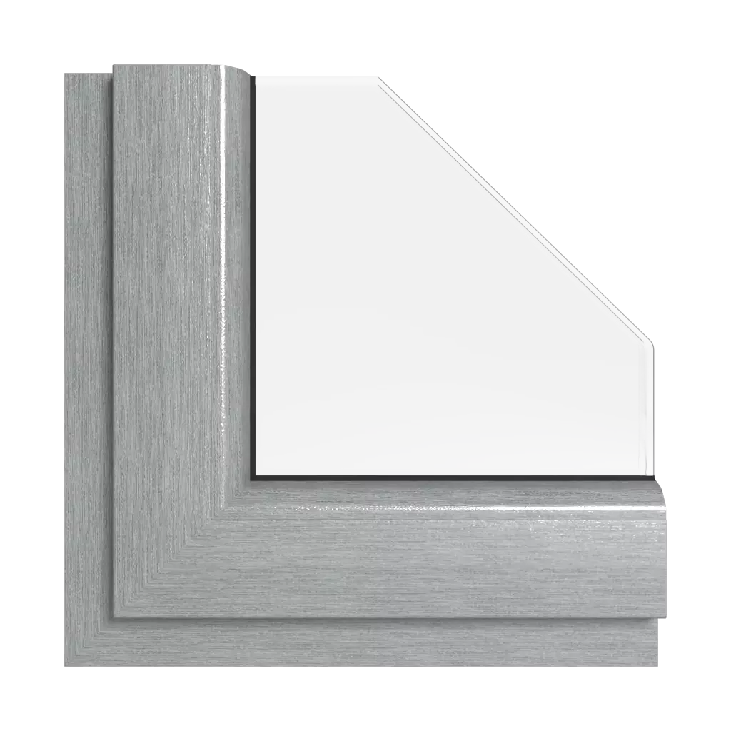 Metbrush silver windows window-color kommerling-colors metbrush-silver interior