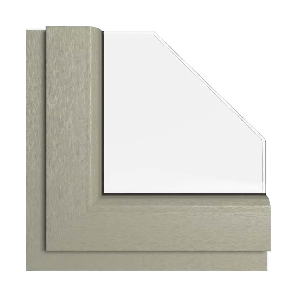 Gray concrete windows window-color kommerling-colors gray-concrete interior