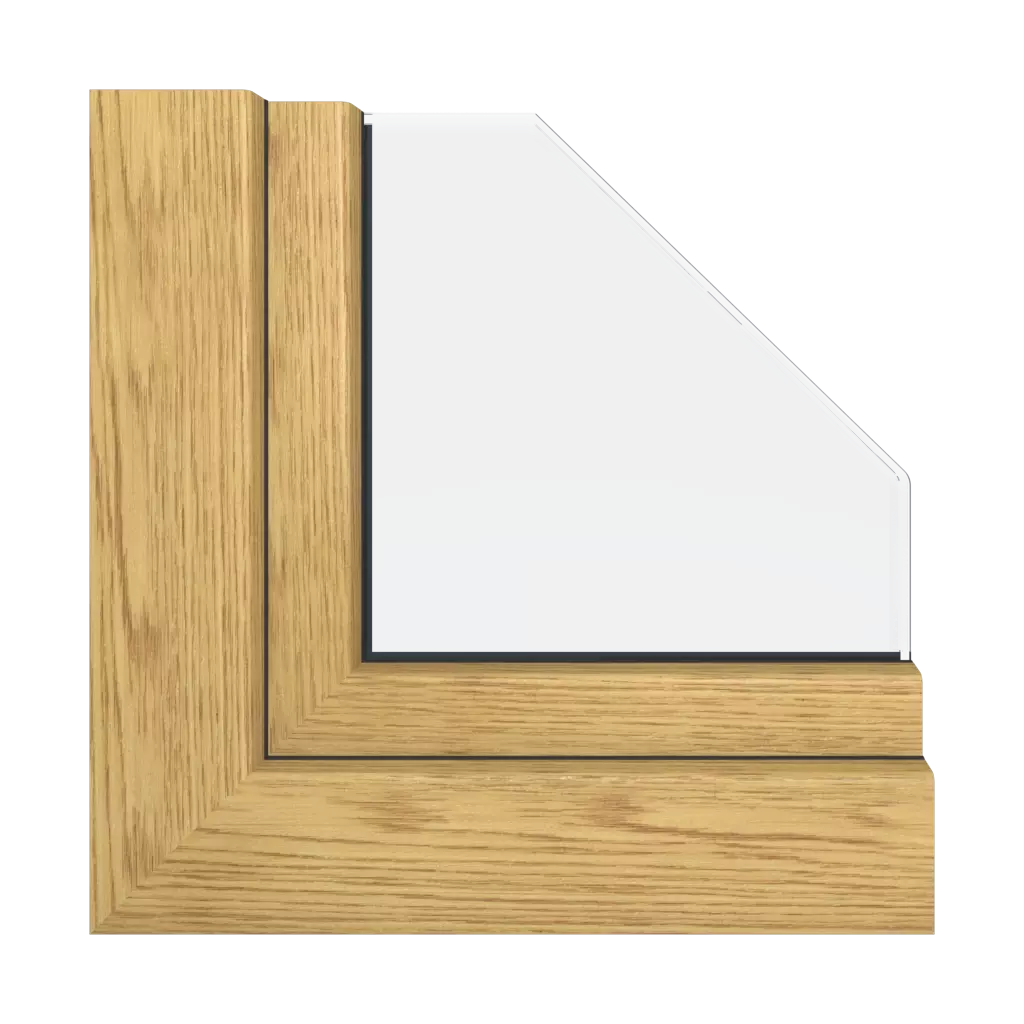 Light oak windows window-profiles gealan hst-s-9000