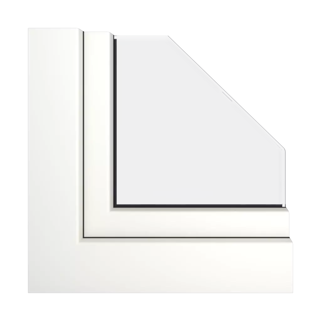 Pure white matte RAL 9010 products window-packages pvc-design-plus   