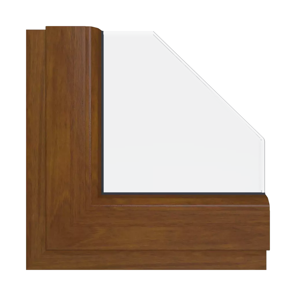 Walnut windows window-color gealan-colors walnut interior