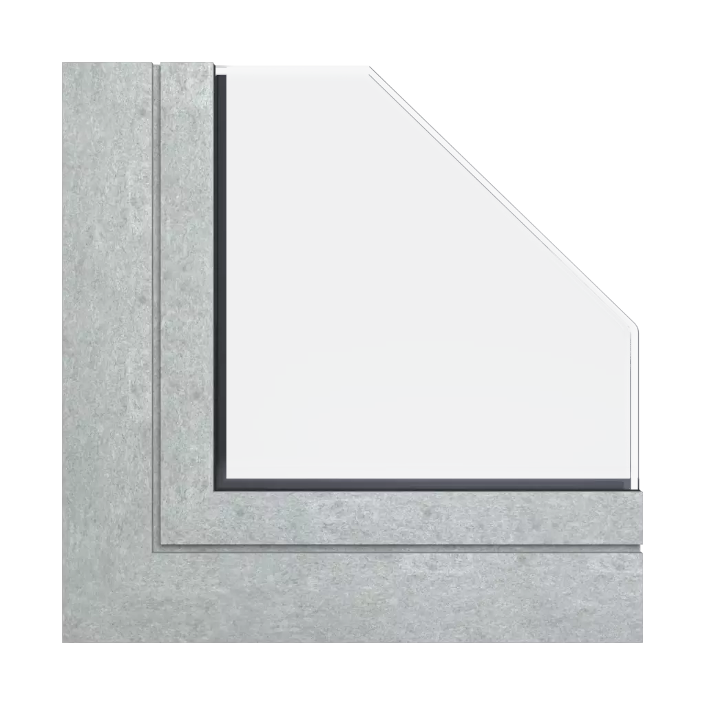 Bright concrete loft view ✨ 🆕 windows glass glass-count double-glazed 