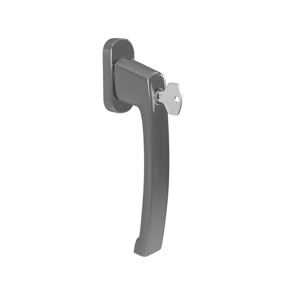 Handle with a key of the KS slider, steel windows window-accessories handles suwanka-ks with-the-key handle-with-a-key-of-the-ks-slider-steel