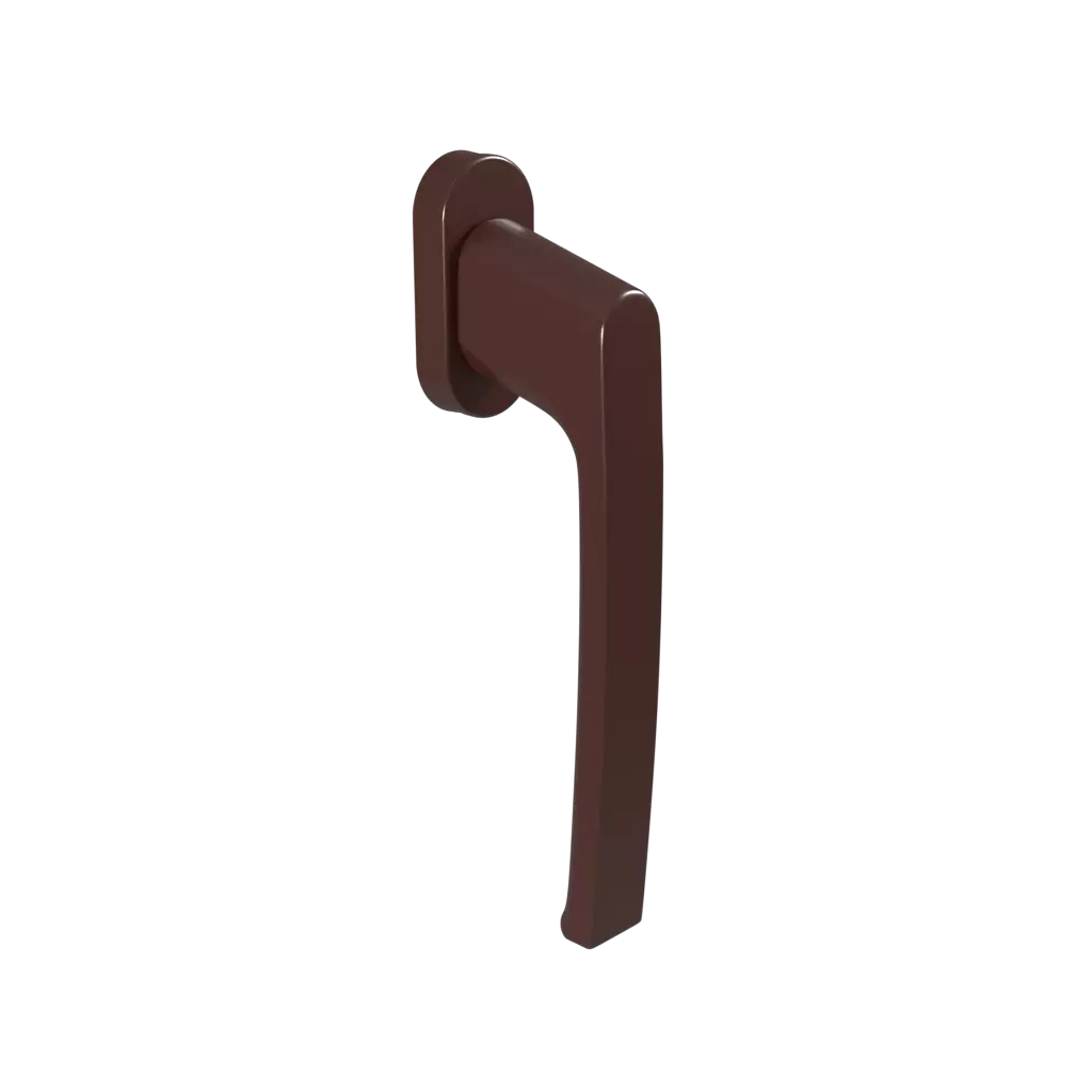 Standard handle PSK chocolate brown windows window-accessories handles psk standard 