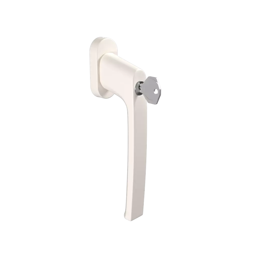 PSK cream handle with key windows window-accessories handles psk with-the-key 