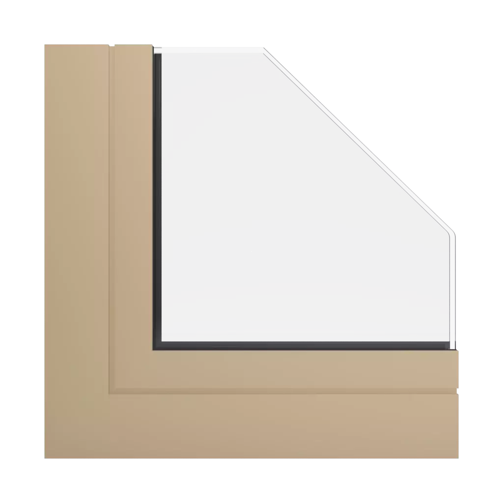 RAL 1001 Beige windows window-profiles aliplast econoline