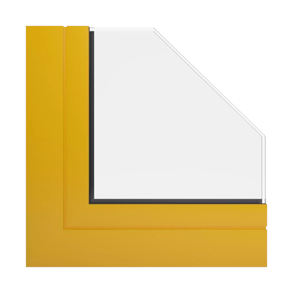 RAL 1003 Signal yellow windows window-color ponzio-colors 