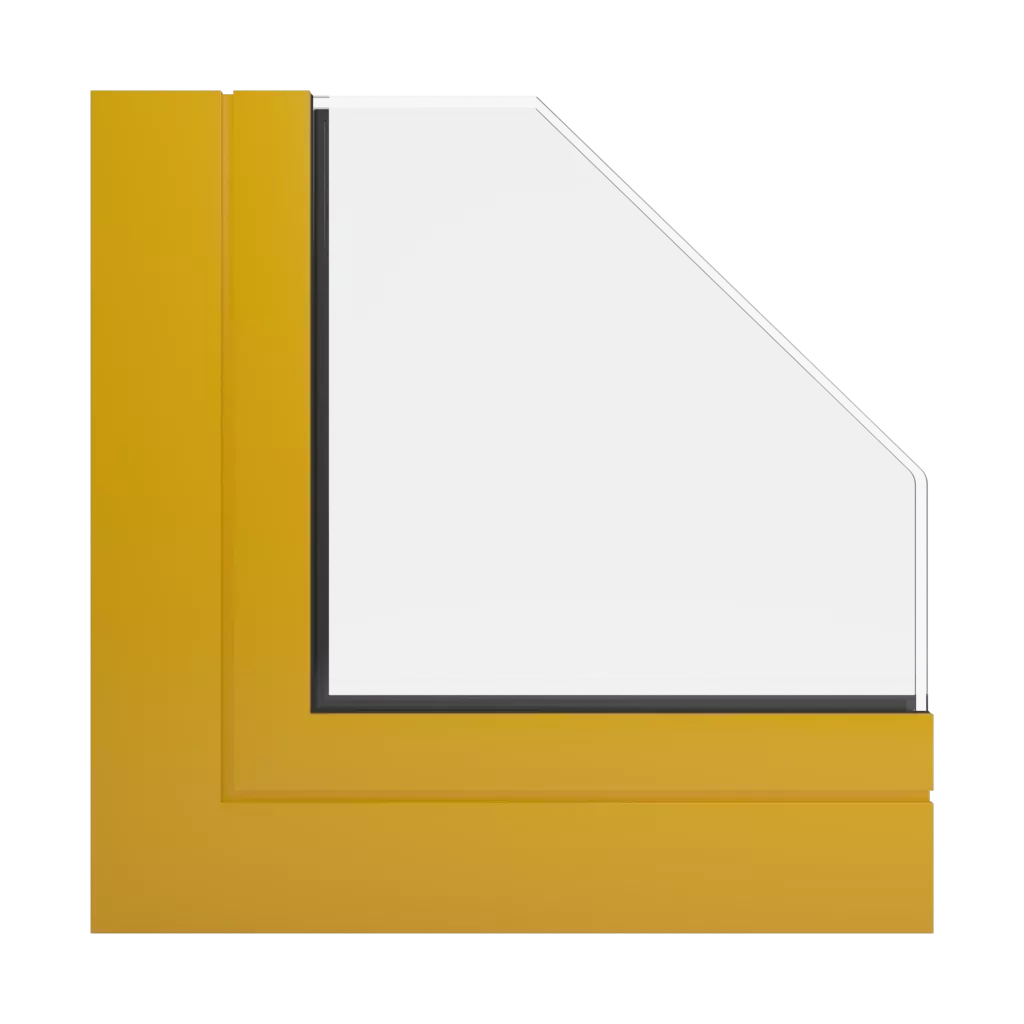 RAL 1004 Honey yellow windows window-profiles ponzio pe78n-hi