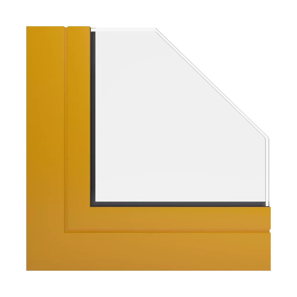 RAL 1006 Maize yellow windows window-profiles aluprof mb-79n