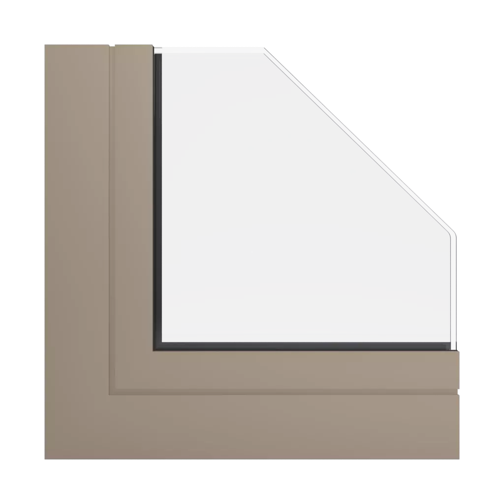 RAL 1019 Grey beige windows window-color aluprof-colors 