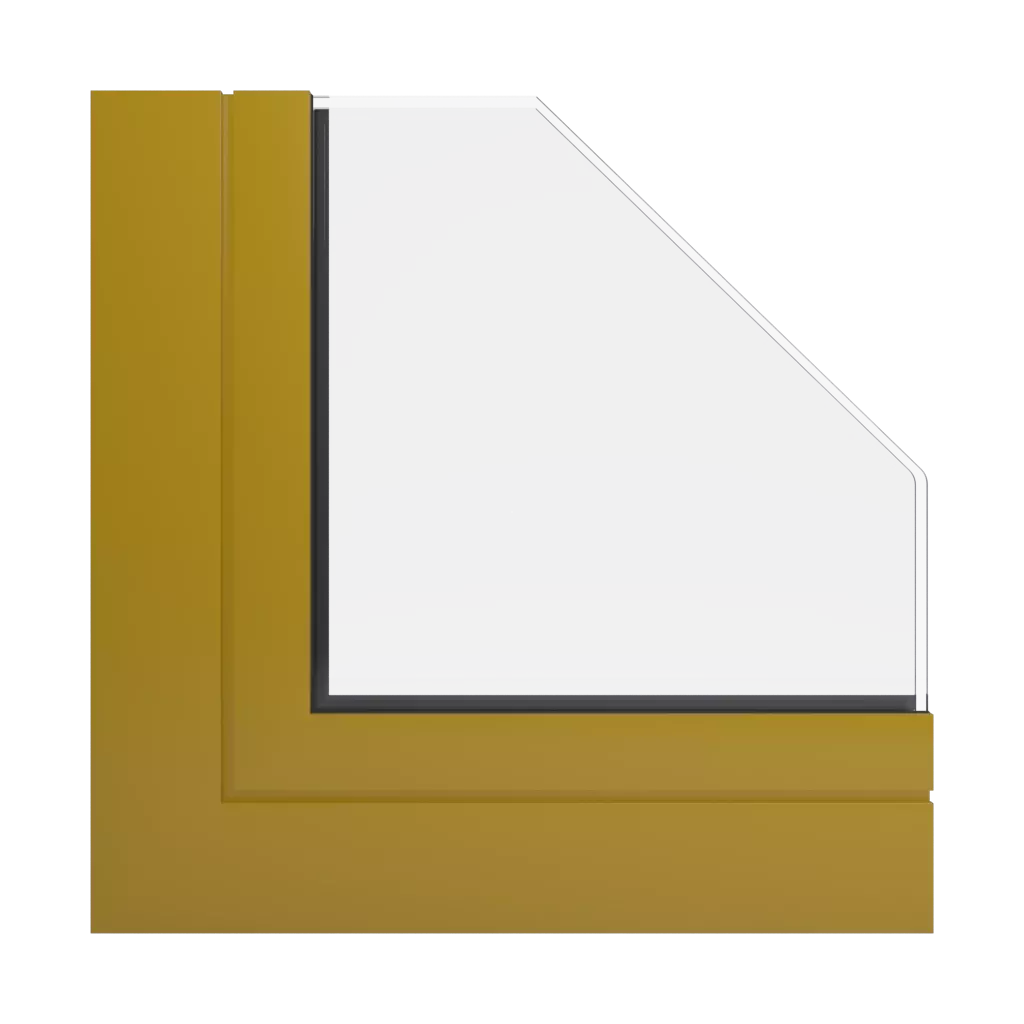 RAL 1027 Curry windows window-profiles aluprof mb-86-si