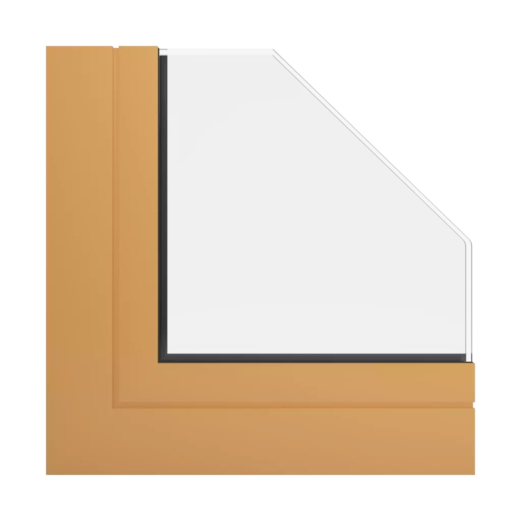 RAL 1034 Pastel yellow windows window-color aliplast-colors 