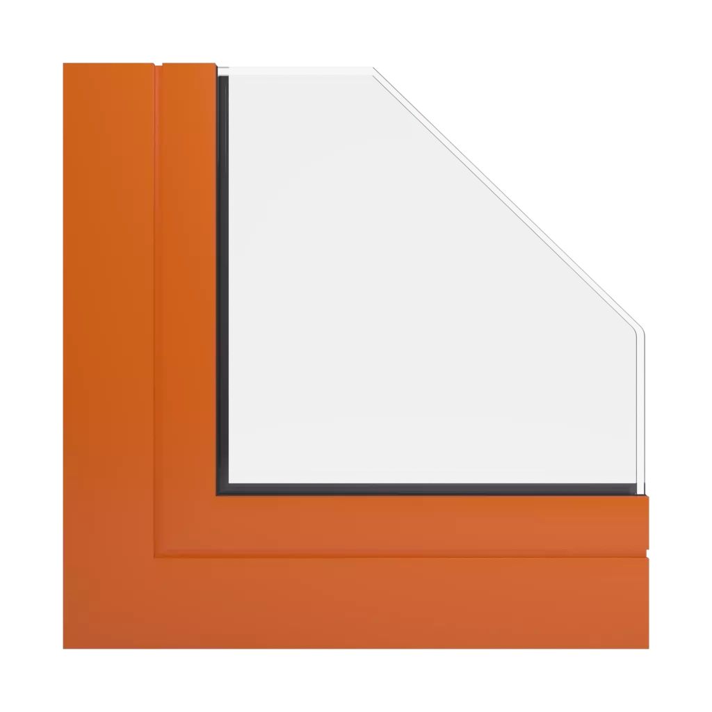 RAL 2004 Pure orange windows window-color ponzio-colors 