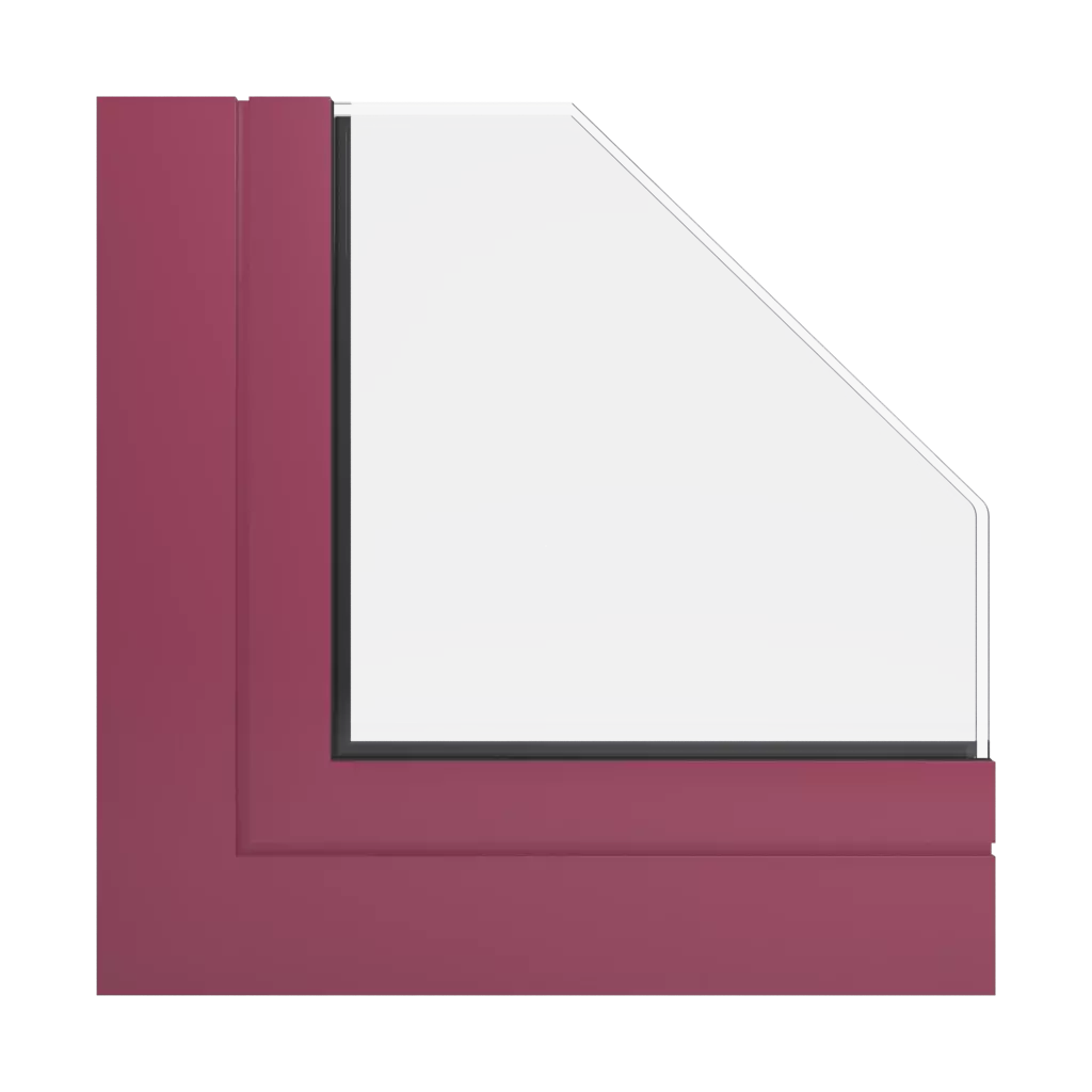 RAL 4002 Red violet windows window-profiles aliplast ultraglide