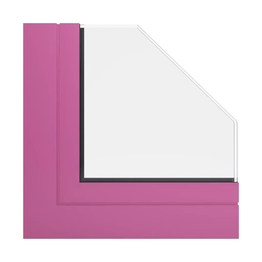 RAL 4003 Heather violet windows window-profiles aliplast genesis-75