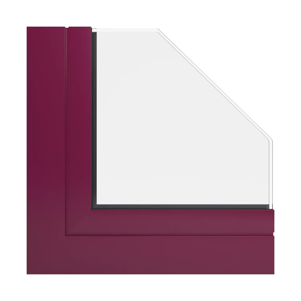 RAL 4004 Claret violet windows window-color ponzio-colors 