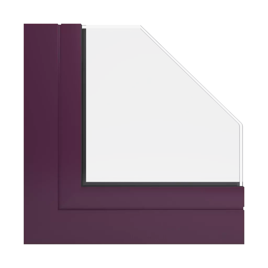 RAL 4007 Purple violet windows window-color ponzio-colors 