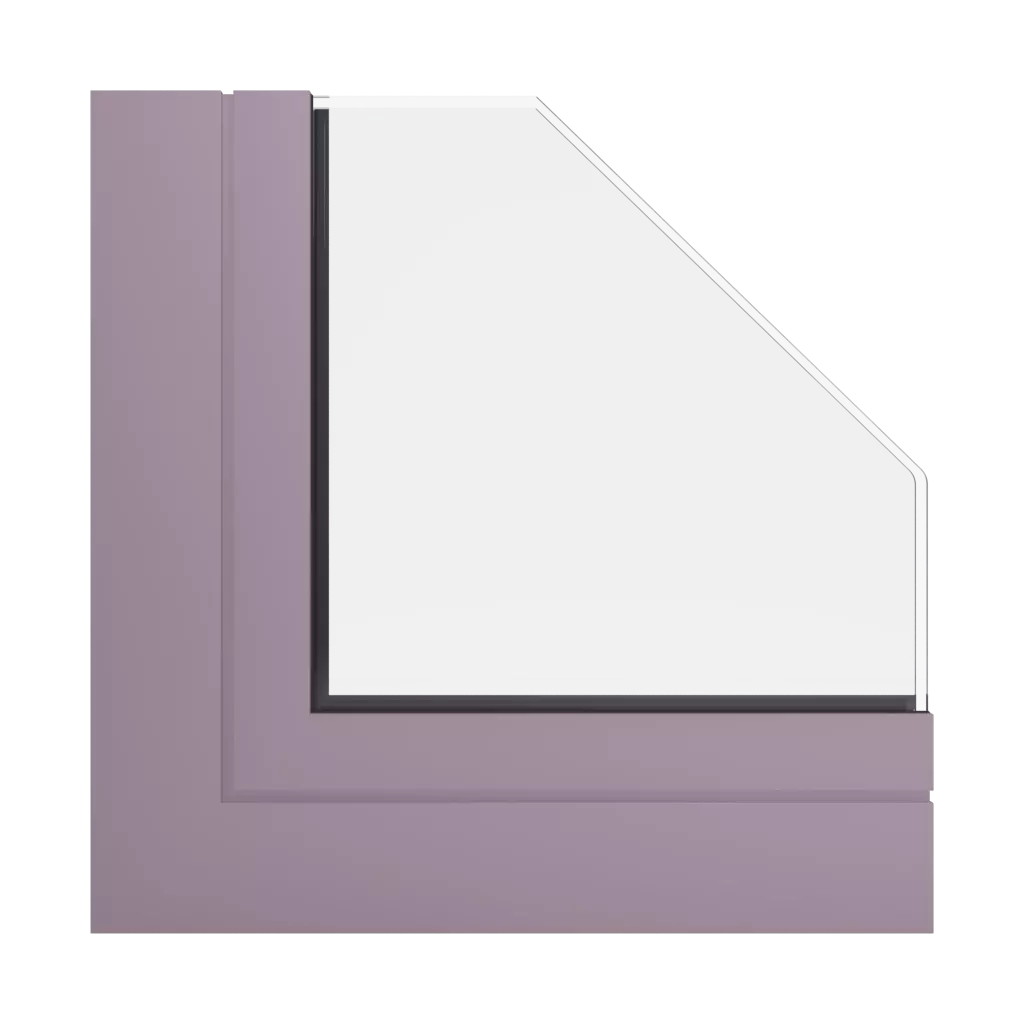 RAL 4009 Pastel violet windows window-profiles aliplast genesis-75