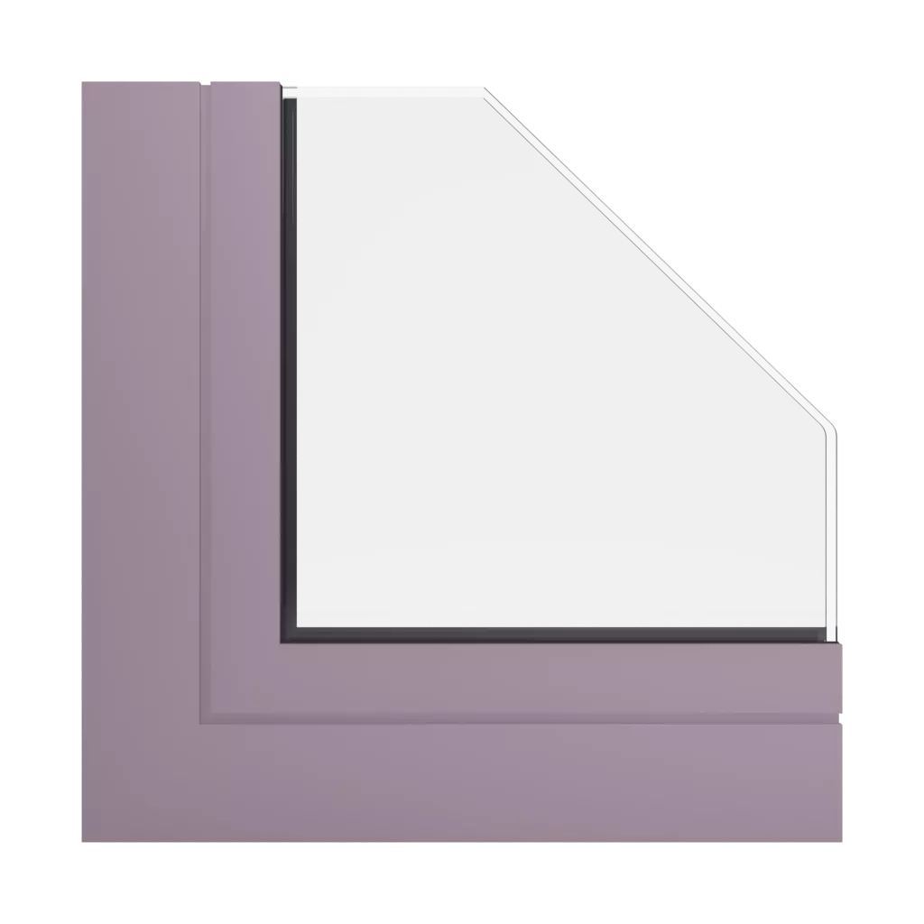 RAL 4009 Pastel violet windows window-color ponzio-colors 