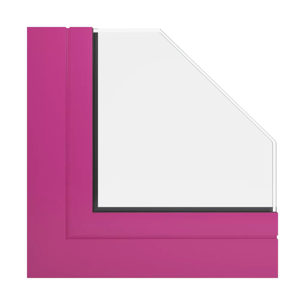 RAL 4010 Telemagenta windows window-profiles aliplast genesis-75
