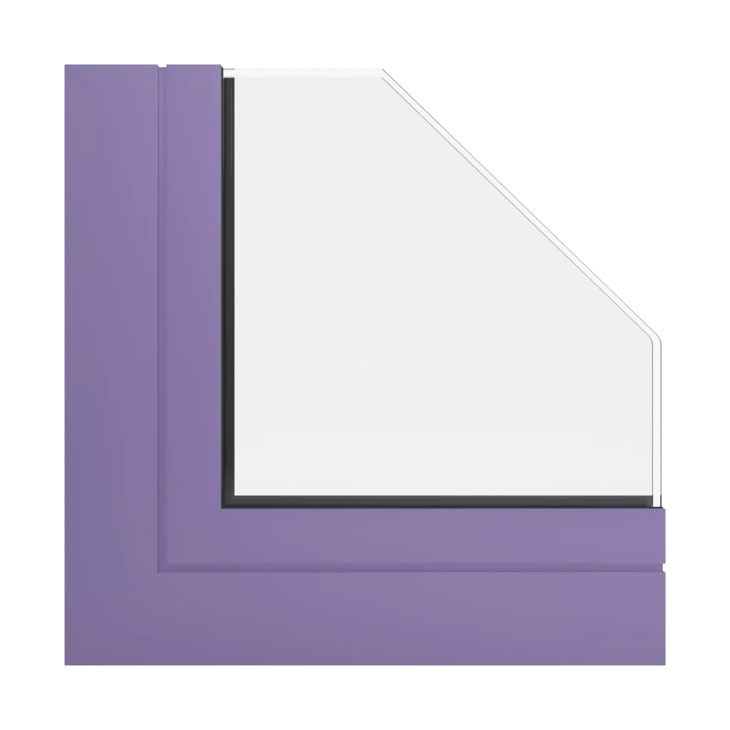 RAL 4011 Pearl violet windows window-profiles aliplast ultraglide