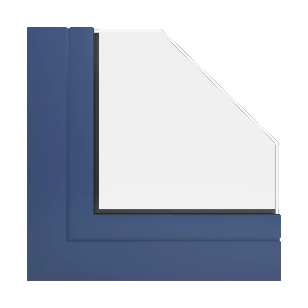 RAL 5000 Violet blue windows window-profiles ponzio pe68-hi