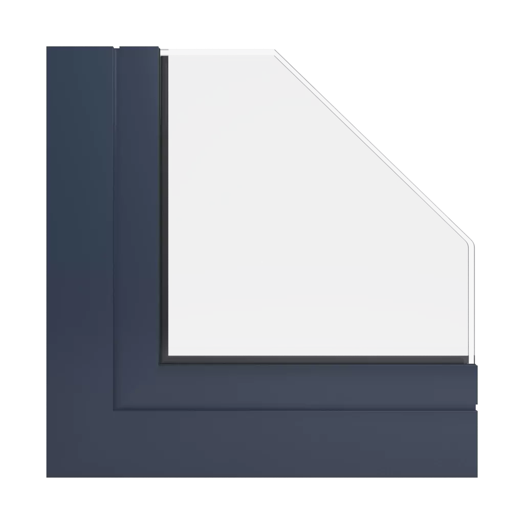 RAL 5008 Grey blue windows window-color ponzio-colors 