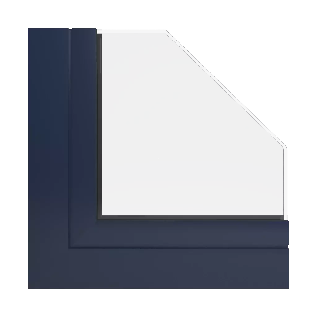 RAL 5011 Steel blue windows window-color ponzio-colors 