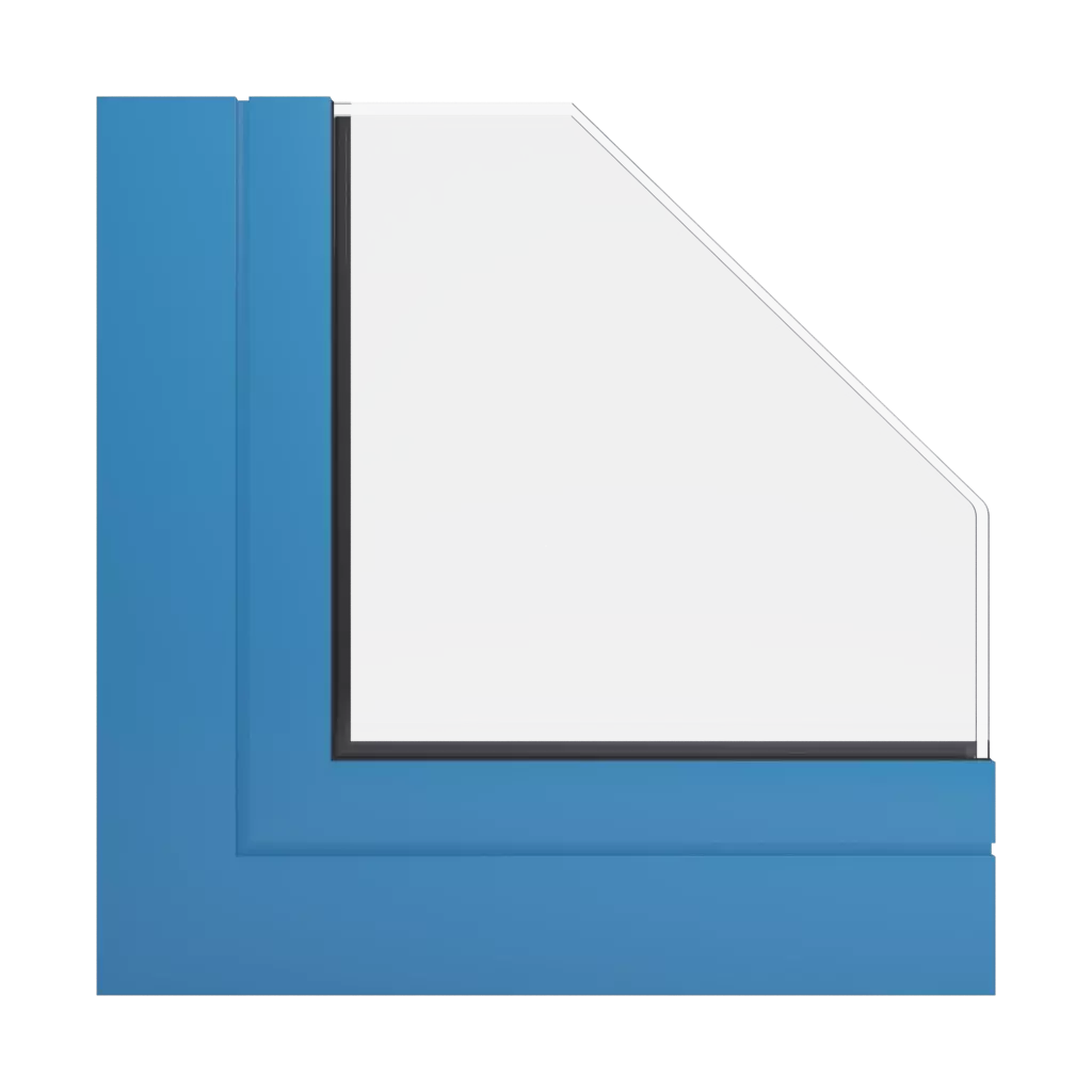 RAL 5012 Light blue windows window-color ponzio-colors 