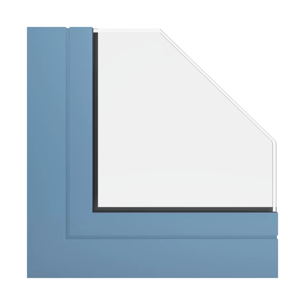 RAL 5024 Pastel blue windows window-profiles ponzio pe78n