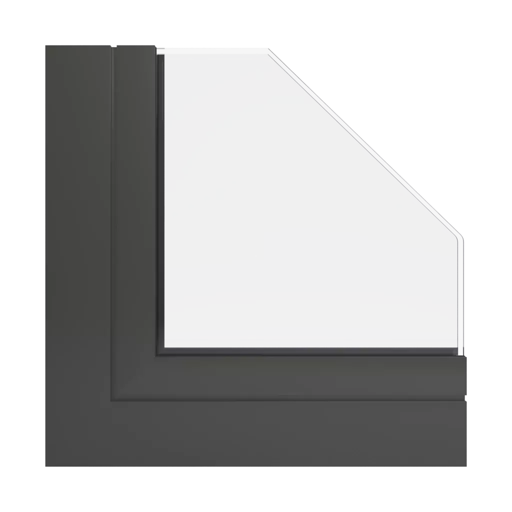 RAL 6006 Grey olive windows window-profiles aliplast genesis-75