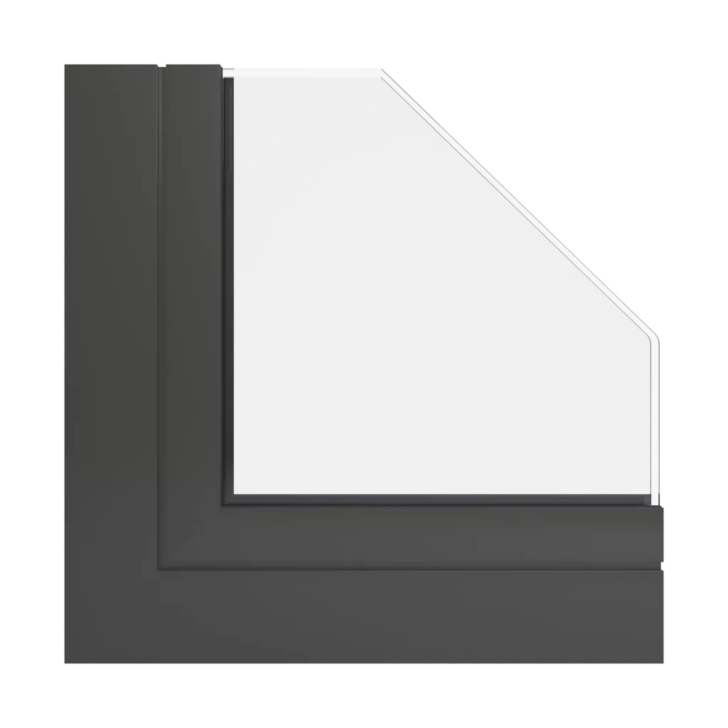 RAL 6006 Grey olive windows window-profiles aliplast econoline