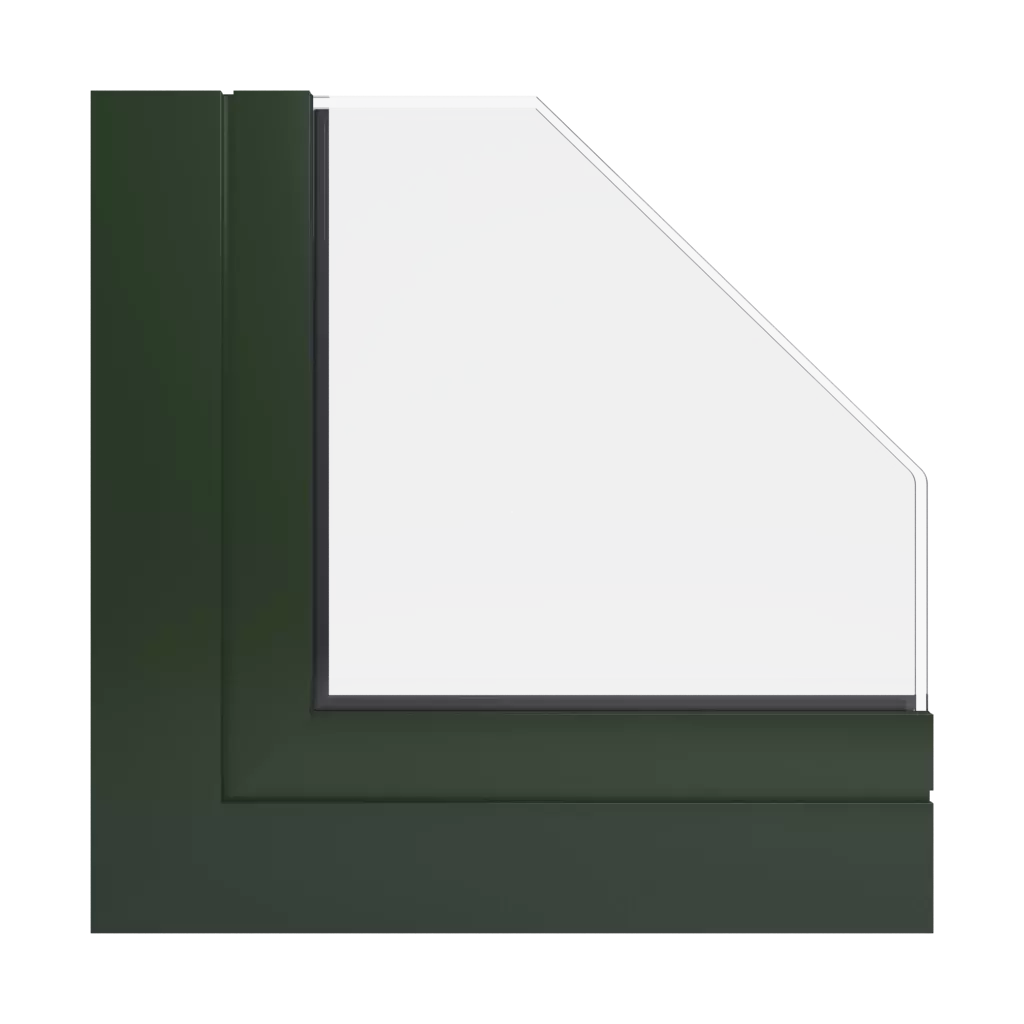 RAL 6007 Bottle green windows window-color colors cdm-aluminum-wood-pine-colors