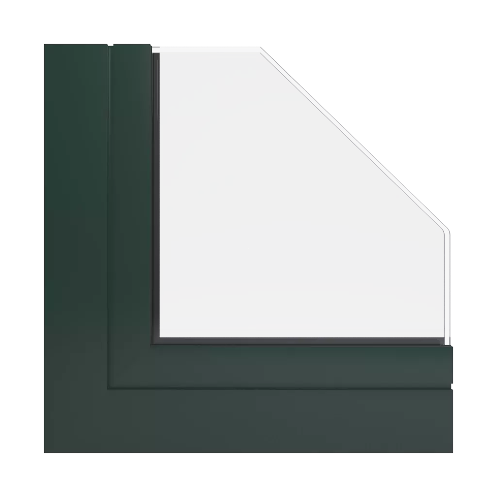 RAL 6009 Fir green windows window-color aluprof-colors 