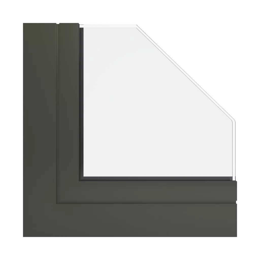 RAL 6014 Yellow olive windows window-profiles ponzio sl600tt-evo