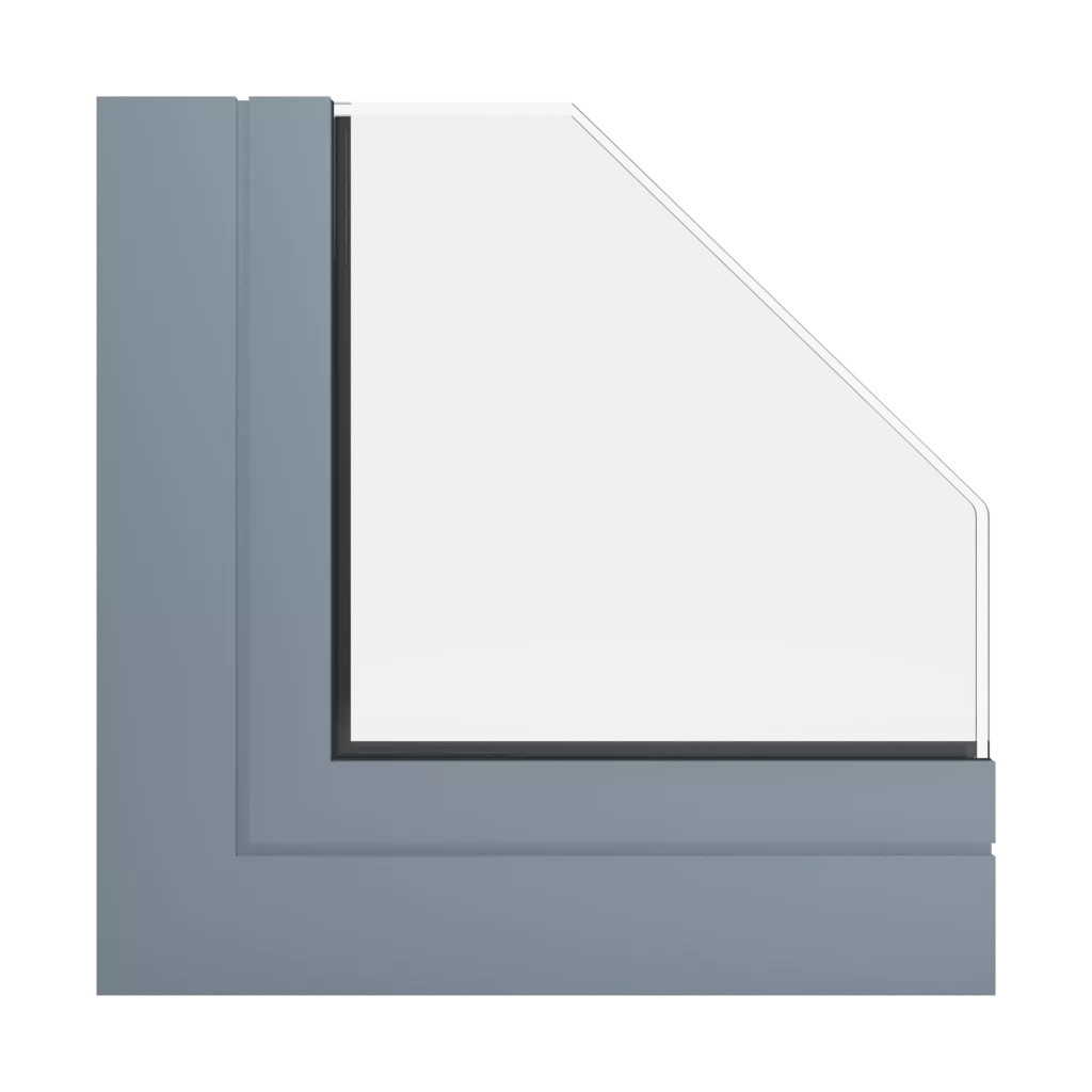 RAL 7000 Squirrel grey windows window-color colors cdm-aluminum-wood-pine-colors