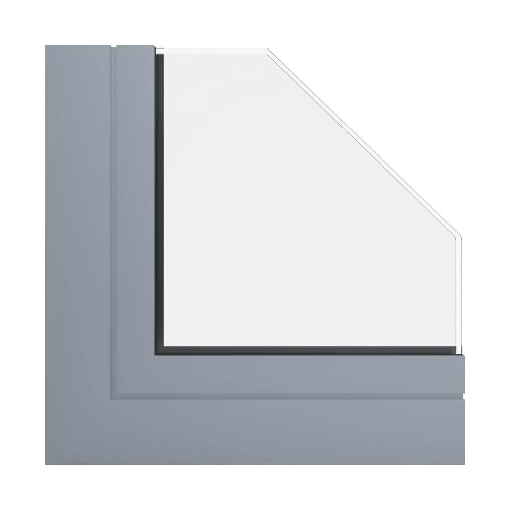 RAL 7004 Signal grey windows window-profiles aliplast ultraglide