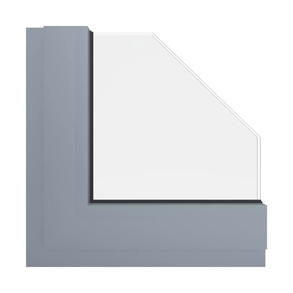 RAL 7004 Signal grey windows window-color aluminum-ral ral-7004-signal-grey interior