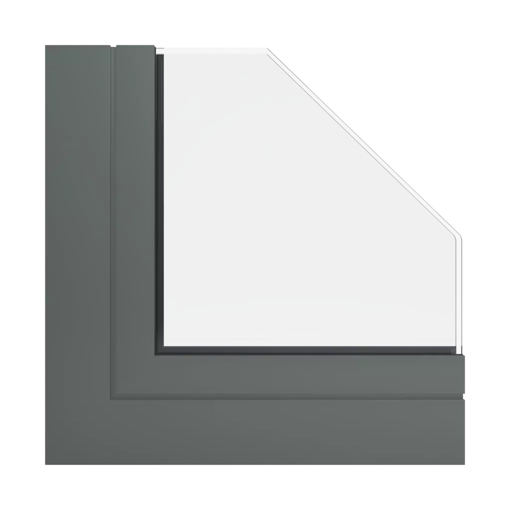 RAL 7009 Green grey windows window-color aluminum-ral ral-7009-green-grey